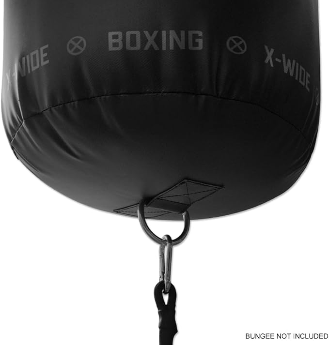Meister 90lb Filled X-Wide Boxing Heavy Bag w/Double-End Attachment