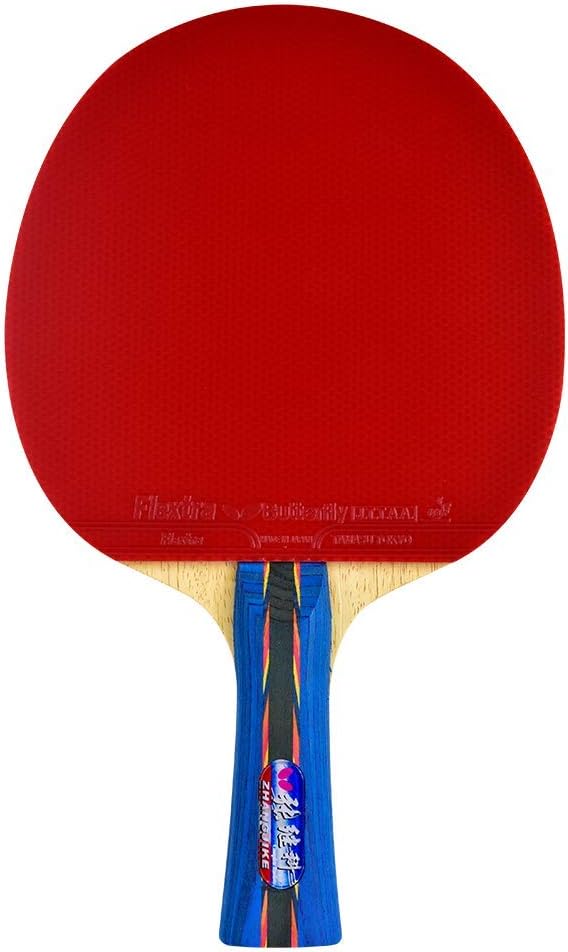 Butterfly Zhang Jike Shakehand Table Tennis Box Set Racket - Good Spin & More Speed – Powered by Carbon Fiber – Includes A Free Racket Case - Recommended For Intermediate Level Ping Pong Players