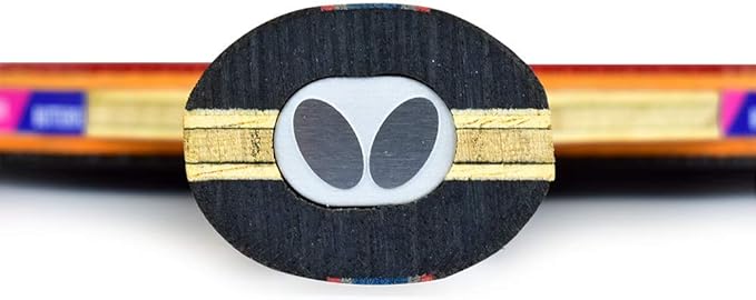Butterfly B702FL Shakehand Table Tennis Racket | China Series | Powerful Carbon Blade and Rubber Combination with Racket Case | Recommended for Intermediate Level Players