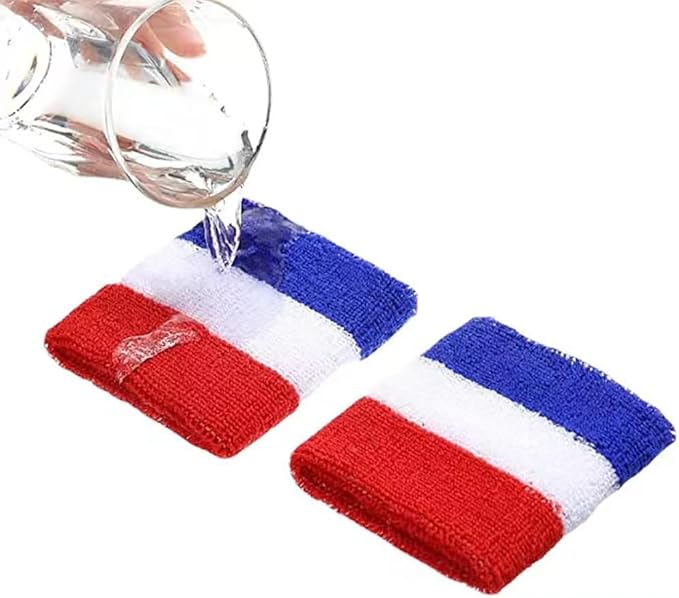 Sweatbands Sports Wristbands for Kids and Women - 3 inch Elastic Athletic Wrist Bands for Tennis, Basketball, Running, Working Out