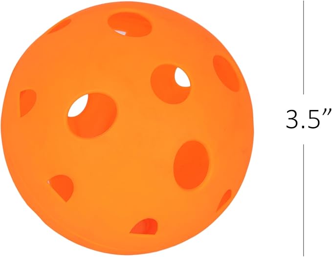 ArtCreativity Plastic Replacement Balls for Scoop Game – Set of 12 Lightweight Airflow Balls in 4 Bright Colors – Durable Outdoor Play Accessories for Kids & Adults – Great for Backyard & Beach Fun