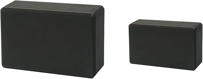 Yoga Block - Unsupported Latex Eva foam - Soft non slip surface with bevel for yoga, pilates, meditation - Yoga accessories for stability, balance and deep stretching
