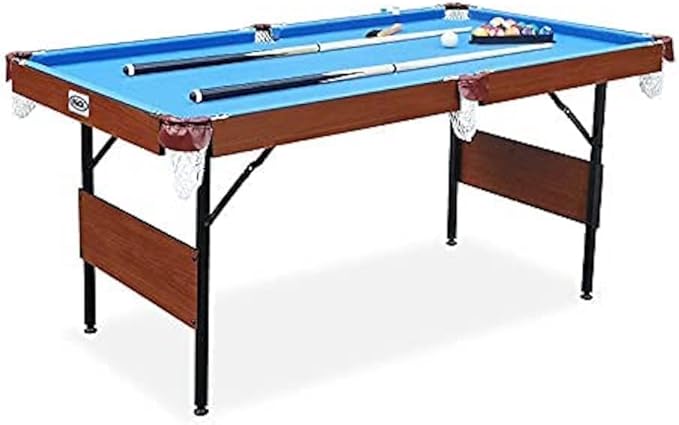 RACK Crux 55-inch Folding Billiard/Pool Table - Portable and Space-Saving Entertainment!