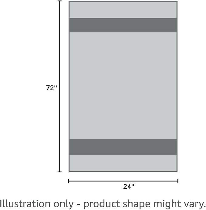 Yoga Towel, Hot Yoga Mat Towel - Sweat Absorbing Non-Slip for Hot Yoga, Pilates and Workout, 24x72 inches with Upgraded Clover-Shaped Grip Dots (Grey)