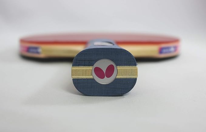 Butterfly Nakama Shakehand Ping Pong Paddle - Recommended for Beginner & Intermediate Level Players - Includes Two Free 40+ Balls - International Table Tennis Federation Approved