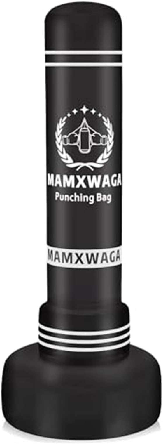 Standing Punching Bag with Stand Adult, 70'' Freestanding Heavy Boxing Bag with Electric Air Pump, Youth Kickboxing Bags Inflatable
