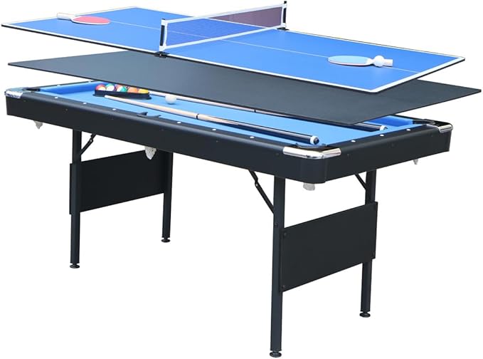 3 in 1 Game Table, Pool Table, Table Games, Table Tennis, Multi Game Table, Table Games, Family Movement