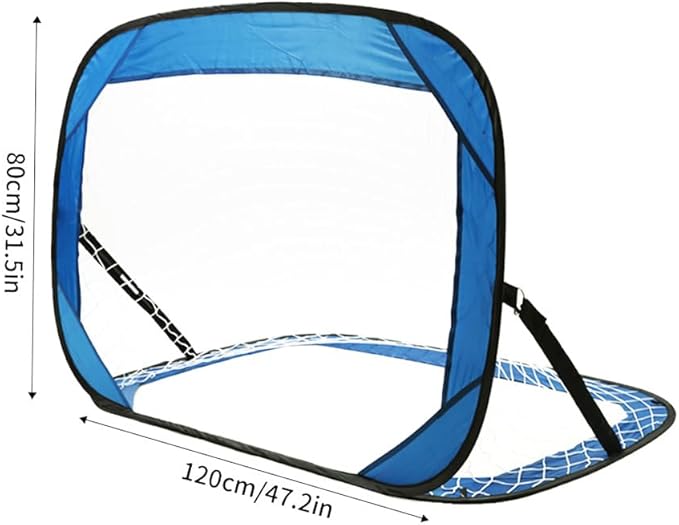 Pop Up Soccer Goal, Portable Folding Soccer Goal with Carrying Bag, Beach Soccer Goals, Indoor and Outdoor Soccer Training Equipment