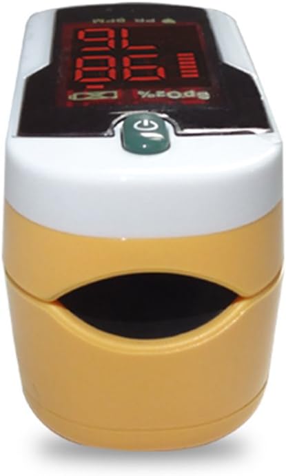 Concord Fingertip Pulse Oximeter with Reversible Display - Blood Oxygen Saturation Monitor with Carrying Case, Batteries and Lanyard - Easy to Use, Accurate SpO2 & Pulse Measurement (Topaz)