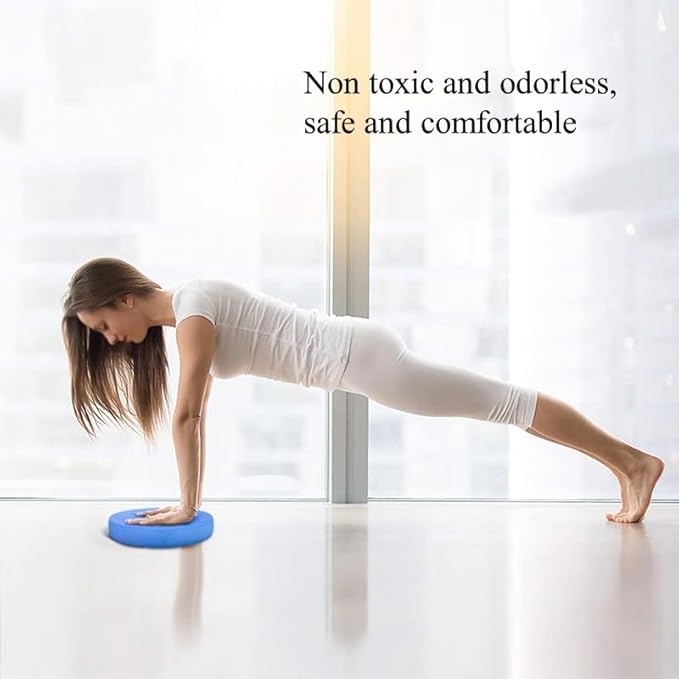 3PCS Foam Balance Pad Blue Foam Balance Exercise Cushion for Therapy, Yoga, Non-Slip, Water-Resistant Pilates Stability Trainer Pad