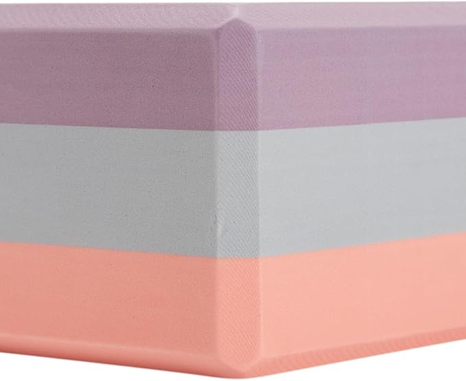 𝗘𝘃𝗲𝗿𝘆𝗱𝗮𝘆 𝗬𝗼𝗴𝗮 Foam Block with Soft Non-Slip Surface for Stability, Balance, and Deepen Stretches - Ideal for Yoga, Pilates, and Meditation Accessories (Sold Singular)