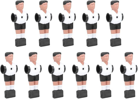 11Pcs Foosball Men, Foosball Players Table Soccer Ball Player Replacement Parts for 1.4M Table Soccer Figurines Football Game Machine Accessory (11x3.7cm/4.3x1.5in)