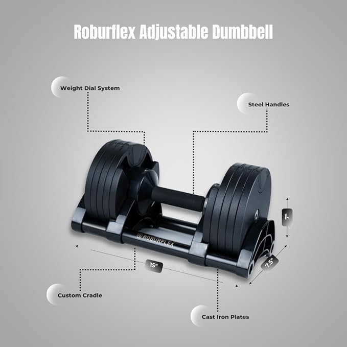 BUNDLE DEAL - Two Adjustable Dumbbells (40LB Black) + Dumbbell Stand + Adjustable Bench (4 items)