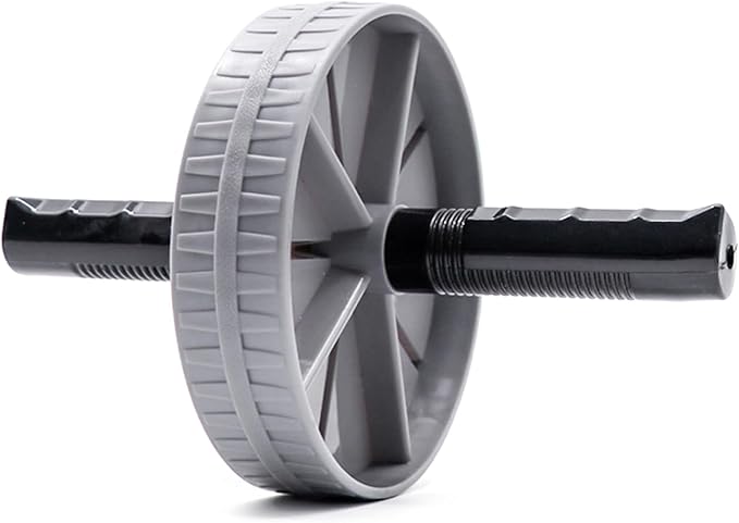 Wheel Abdominal Core Workout Roller Abdominal Muscle Trainer Fitness Equipment for Effective Core Workout PP, Steel Pipe