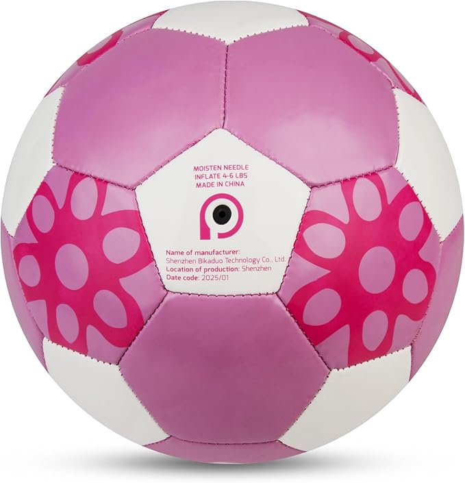 Soccer Ball Size 3, Size 4 - Kids Aged 3-5 6-8 8-12 Outdoors Sports Training Playing Ball Set with Pump Teens Girls Boys Back to School Gift