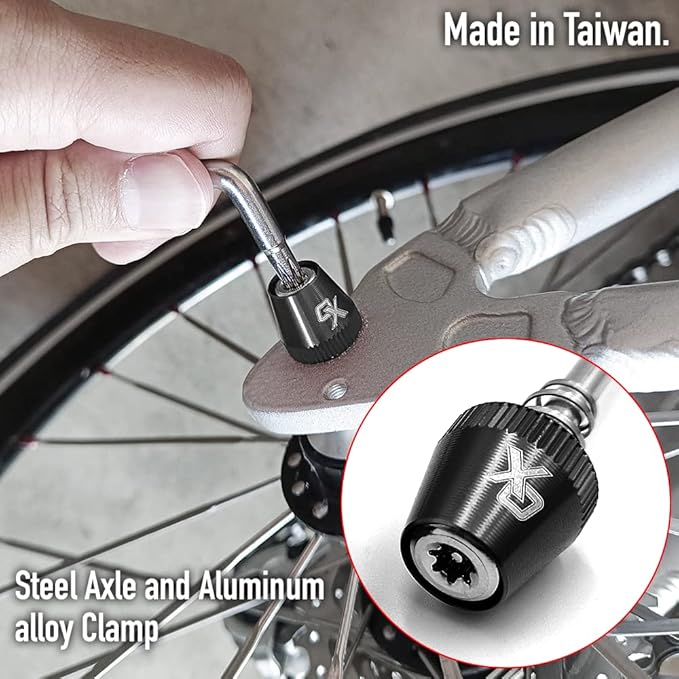 ONIPAX Bike Anti-Theft Locking Skewer 7 Lobe Bicycle Wheel Hub Secure
