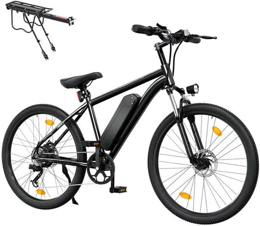 Electric Bike for Adults 750W Peak, 26" Mountain E-Bike, 55 Miles + 20MPH Adult Electric Bicycles for Road Sand Mountain