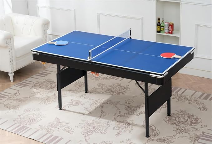 3 in 1 Game Table, Pool Table, Table Games, Table Tennis, Multi Game Table, Table Games, Family Movement