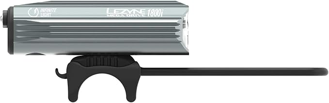 Lezyne Mega Drive 1800i Headlight Lite Grey/Hi Gloss, One Size