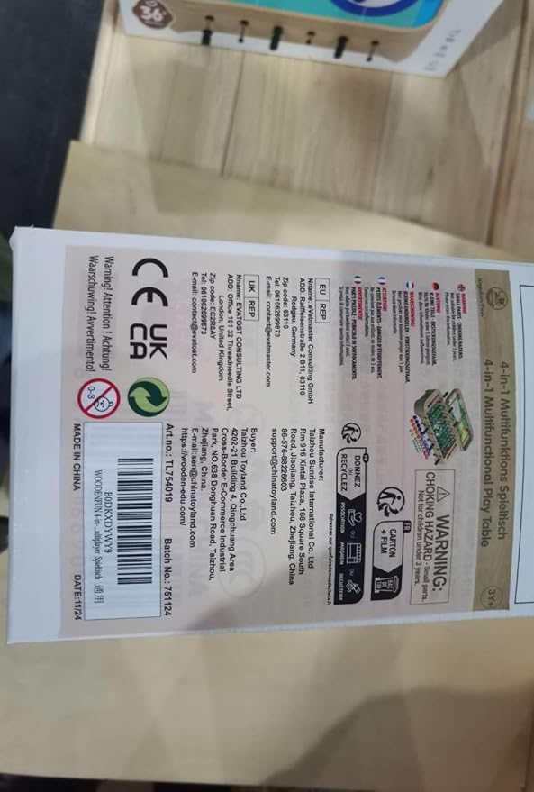 4-in-1 Multifunction Tabletop Football Table- Portable Mini Table Football/Soccer Game Set with Bowling Curling and Fast Sling Puck Game for Adults and Kids