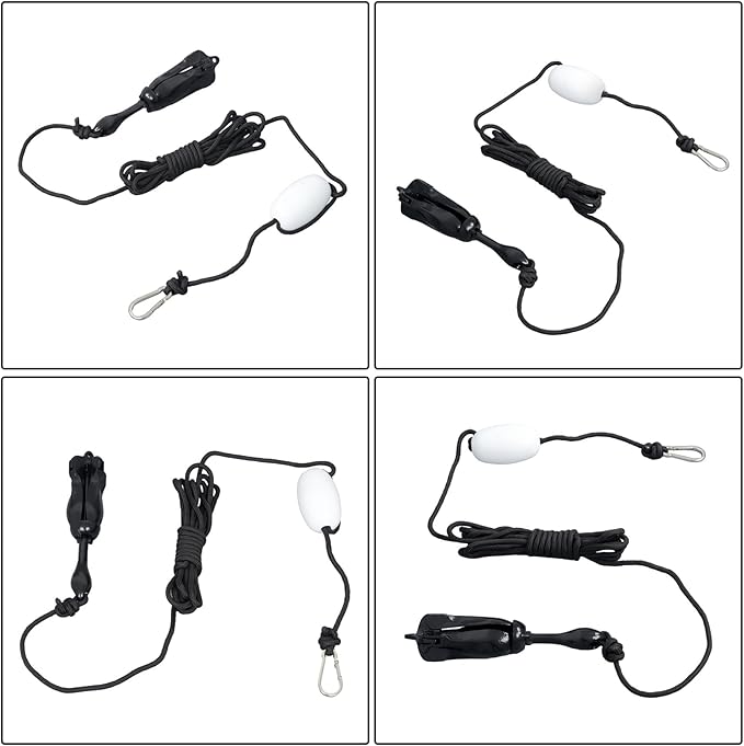1 Pack 3.3 lb Marine Kayak Folding Grapnel Anchor Kit for Small Boats Kayaks Canoe Paddle Boards
