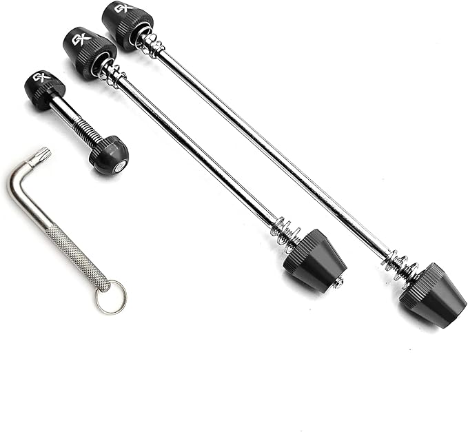 ONIPAX Bike Anti-Theft Locking Skewer 7 Lobe Bicycle Wheel Hub Secure