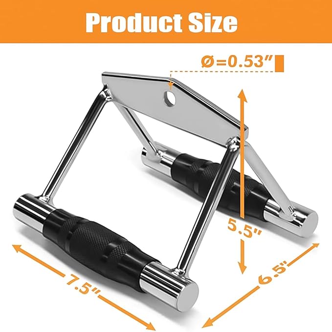 Cable Machine Attachment, LAT Pulldown Attachments, Home Gym Accessories, Triceps Pull Down Attachment