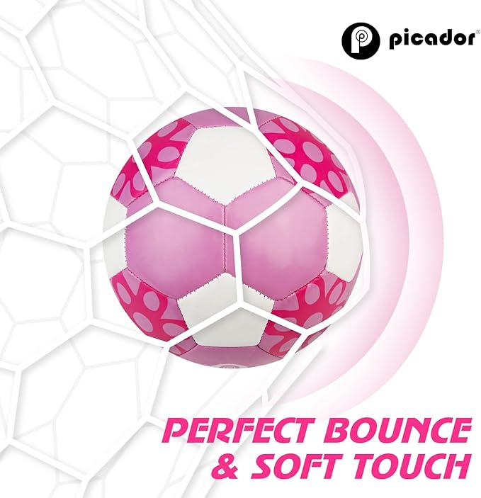 Soccer Ball Size 3, Size 4 - Kids Aged 3-5 6-8 8-12 Outdoors Sports Training Playing Ball Set with Pump Teens Girls Boys Back to School Gift