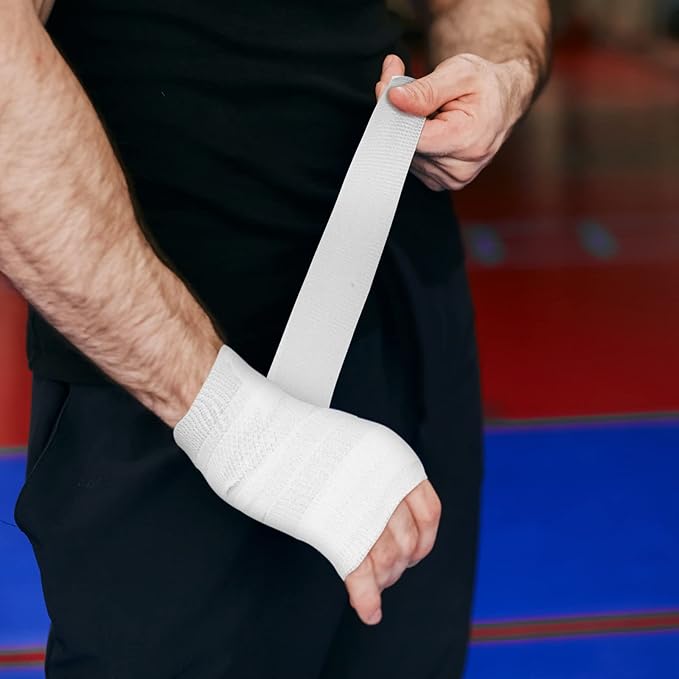 Treela 48 Pack Self Adhesive Wrap Bandage Bulk, 3 Inch X 5 Yard Self Adherent Cohesive Bandage Elastic Athletic Tape Breathable Wound Tape for Stretch Athletic Sports Wrist Ankle(Multicolored)