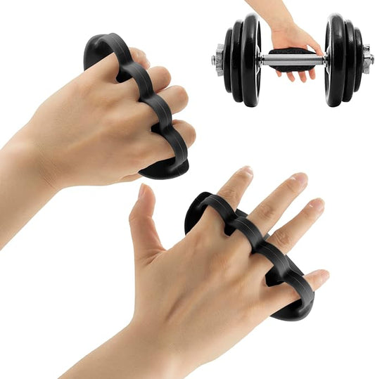 Anti-Slip Workout Grips: New Rubber Gym Grips Deadlifts Palm Protection Gloves for Weight Lifting, Dumbbell, Deadlift, Bar Pad Pull Up Grippers, Gym Training and Exercise for Men Women