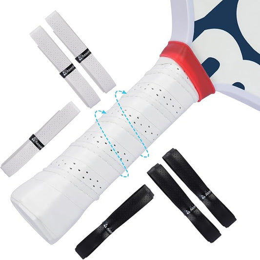 Pickleball overgrip 6 Pack Anti-Slip, Sweat-Absorbing and Extra-Long Pickleball Grip Tape Suitable for Tennis Squash Badminton