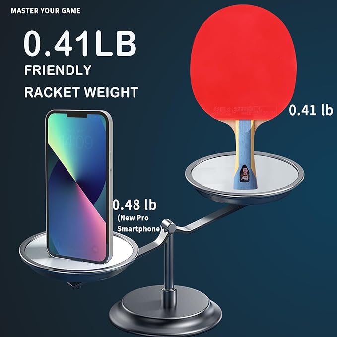 DHS Ping Pong Paddles Professional Table Tennis Racket with Hurricane Rubber Carrying Case - ITTF Approved Rubber for Tournament Play