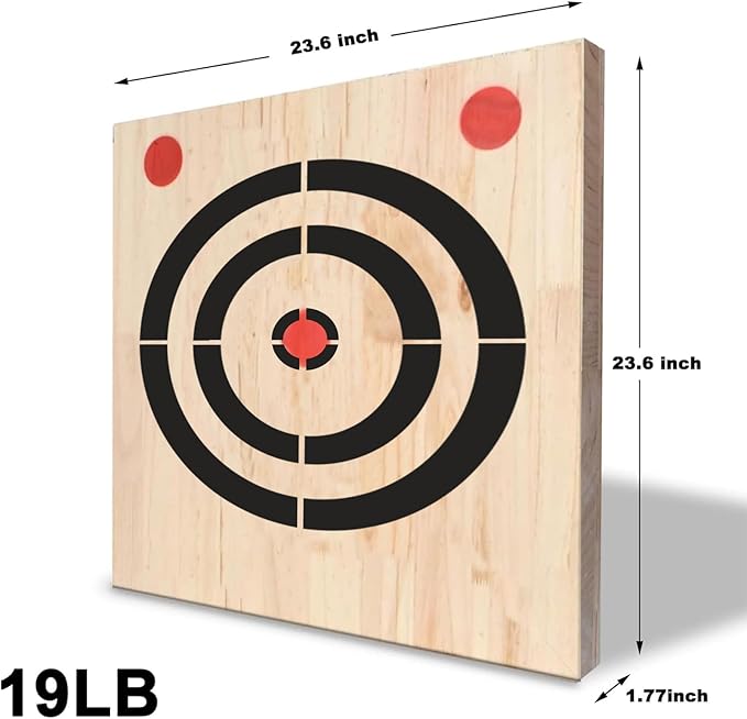 Axe Throwing Wooden Target with Handles (Axe Target)