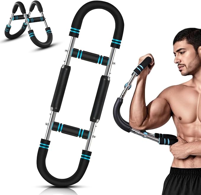 Twister arm Trainer, 40-100 lb Adjustable Resistance,Chest and Upper Body Exercise Equipment,arm trainer for men &women,chest trainer for men,chest press machine,chest clip muscle, chest workout