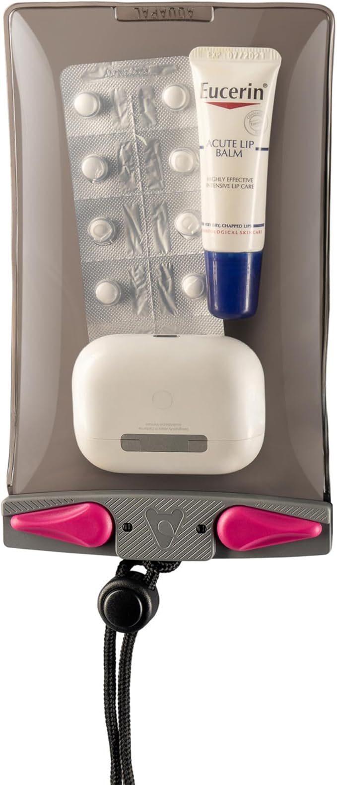 Aquapac Keymaster+ Waterproof Travel Case, Made in the UK, Carry Cord, Travel Essential, 5 Year Warranty, Watersports, Hiking, Mountain Biking, Running Accessory