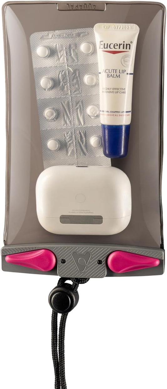 Aquapac Keymaster+ Waterproof Travel Case, Made in the UK, Carry Cord, Travel Essential, 5 Year Warranty, Watersports, Hiking, Mountain Biking, Running Accessory