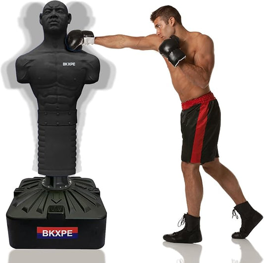 Bob Punching Dummy,Precision Strike,Durable Silicone Punching Bag with Large Base for Adult Child,Home Office Gymgym, Taekwond,Warm Up