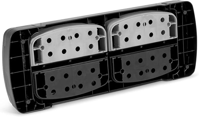 GYMAX Adjustable Aerobic Stepper, 3-Level Height Workout Platforms with Non-slip Pads, Shock-absorb & Anti-slip Surface, 31” Exercise Step Platform with Detachable Risers