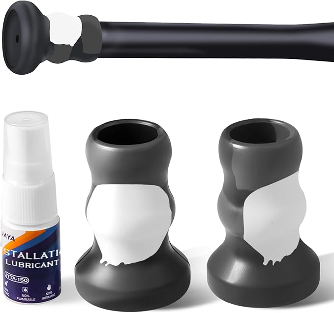 JAYA 2 Pack Bat Knob Taper, Exclusive Installation Lubricant, Easy Installation Bat Knob Taper, Increased Bottom Protection, Ergonomic Design, for Enhanced Grip and Protection