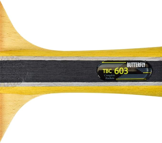 Butterfly B603FL Ping Pong Paddle Set | 1 Table Tennis Racket | 1 Ping Pong Paddle Case| Tournament Butterfly Ping Pong Paddles | High Speed & Spin Table Tennis Set, multi