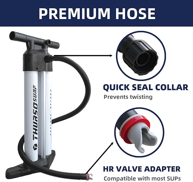 THURSO SURF Paddle Board Pump SUP Replacement Hand Pump for Inflatables Inflation Deflation Lightweight Portable Max 29 psi