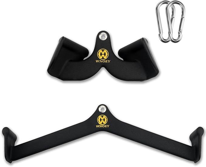 LAT Pulldown Attachment,Back Tricep Bar Strength Training,Handle Grips Lat Pull Down Bar Press Down Exercises,Cable Machine Accessories, Cable Back Attachments for Home Gym