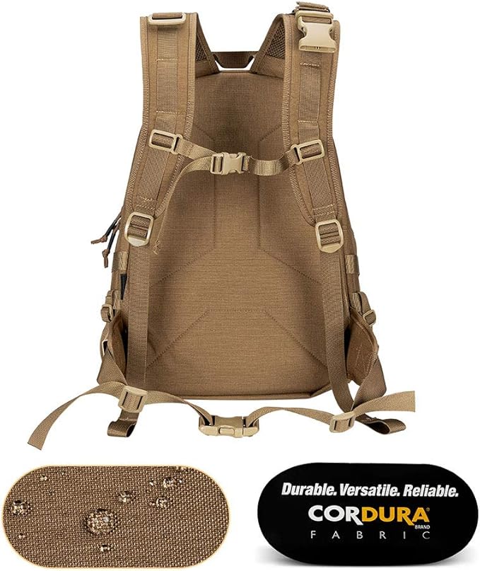 EXCELLENT ELITE SPANKER Military Tactical Backpack Detachable Backpack Quickly Turns into Outdoor Vest(Coyote Brown)