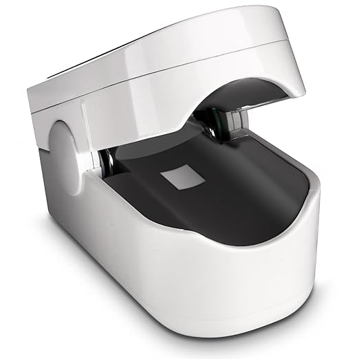 Innovo FSA/HSA Eligible iP900BP-B Fingertip Pulse Oximeter, Blood Oxygen Monitor with Free App, Plethysmograph, and Perfusion Index (with Bluetooth)