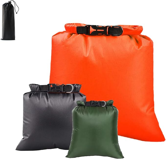 6PCS Dry Bags Waterproof, Lightweight Dry Bags for Kayaking Waterproof,Outdoor Waterproof Bag for Kayaking Hiking Boating Camping
