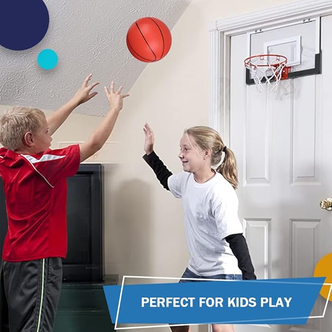 Mini Basketball Set for Pop Shot Games - 6 Inch Premium Junior Basketballs, Great for Indoors & Outdoors, 4 PCS
