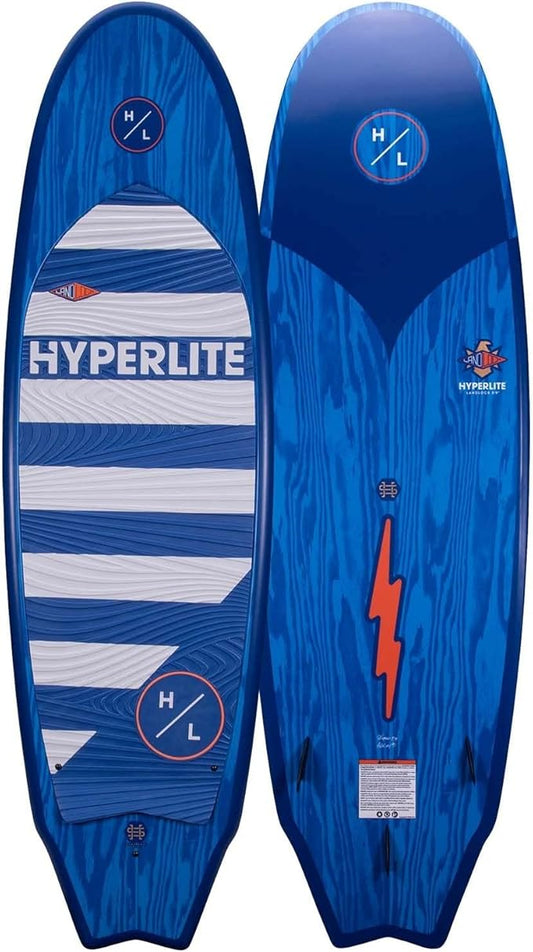 Hyperlite Landlock Wakesurf Board – Forgiving Longboard Style Wakesurf Board - Perfect for Beginners and Intermediate Riders or for Your First Surf Session