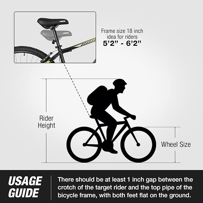 WEIZE Hardtail Mountain Bike, 29 Inch Wheels Outdoor Cycling Bike, 21-Speed Trigger Shifter, Aluminum Frame for Men and Women, Comfort Saddle, MTB Bicycle with Suspension Fork