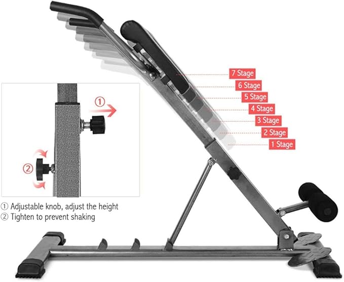 Roman Chair Back Hyper Extension Bench Adjustable Exercise Machine for Home Gym Abdominal Workout Equipment Foldable 30-40-50 Degrees Adjustable