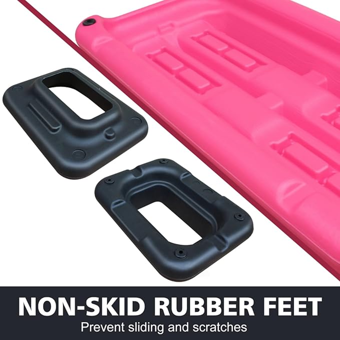 Househould Adjustable Workout Aerobic Stepper in Fitness & Exercise Step Platform Trainer Pink Black with 2 or 4 Risers